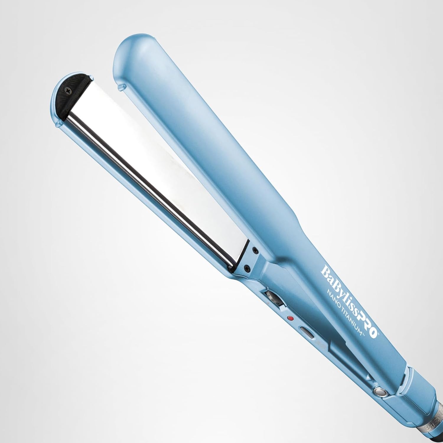 BaBylissPRO Nano Titanium Ultra-Thin Straightener Review: Salon Power In A Slim Blue Wand
