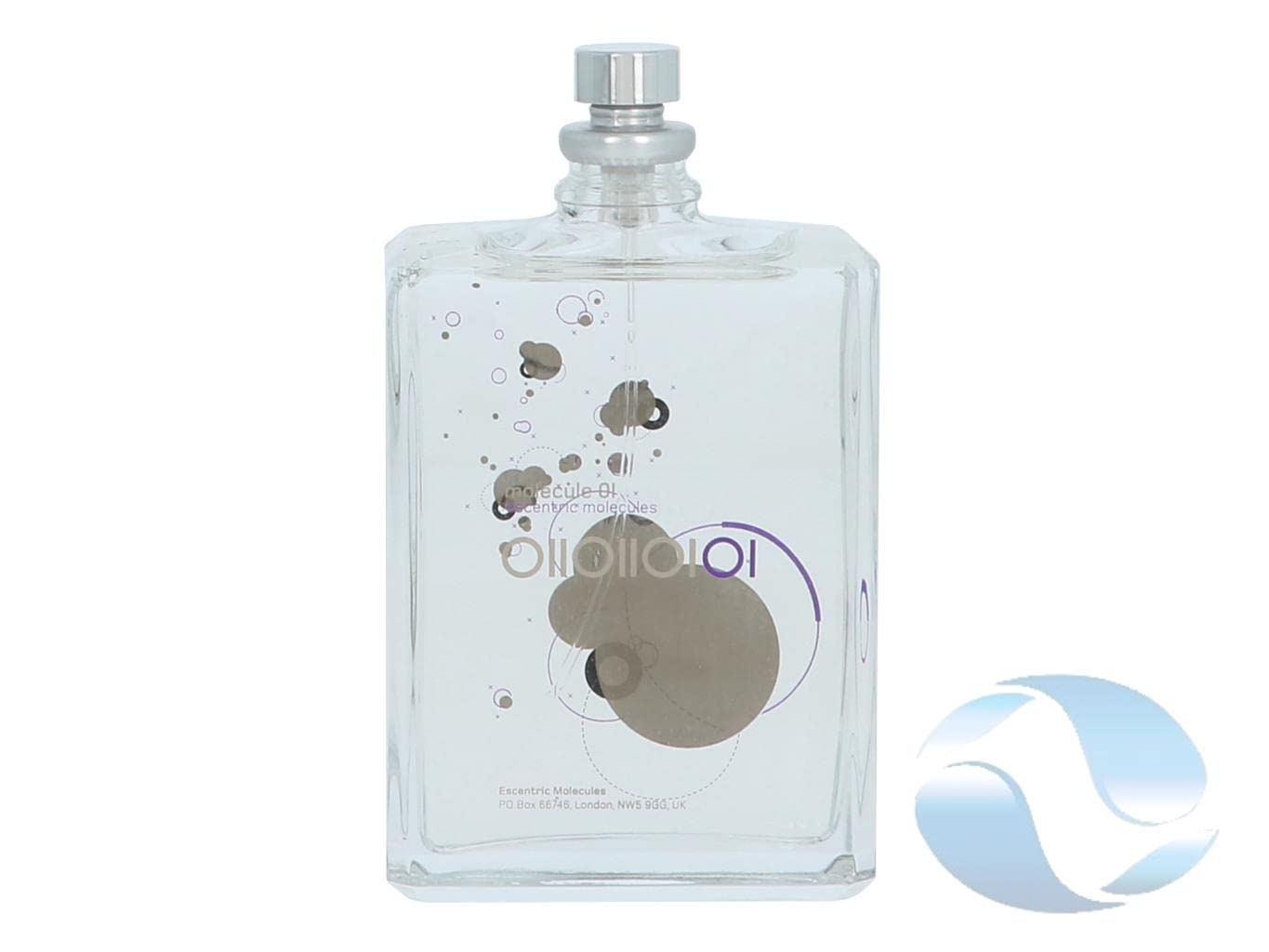 Escentric Molecules Molecule 01 Eau de Toilette minimalist clear bottle with molecular design