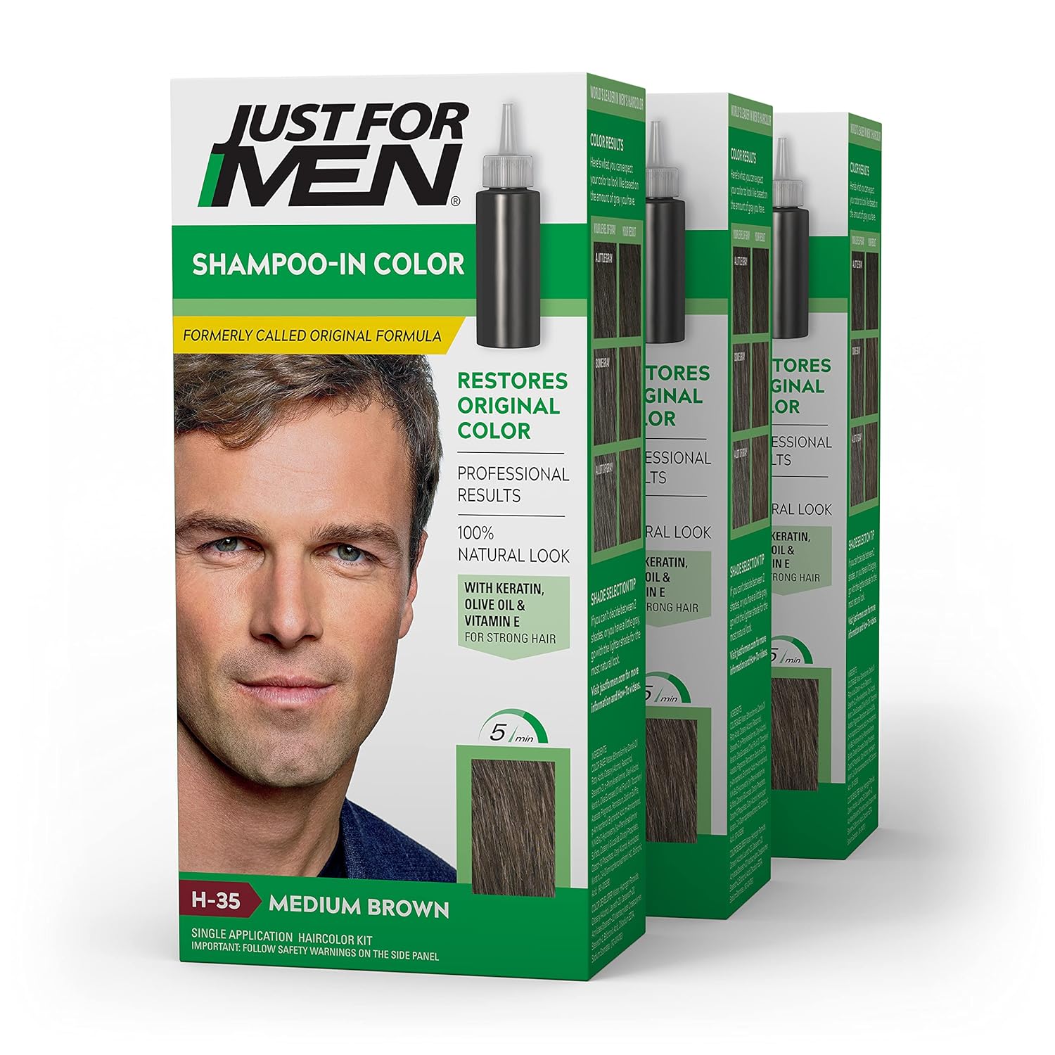 Just For Men Shampoo-In Color Medium Brown