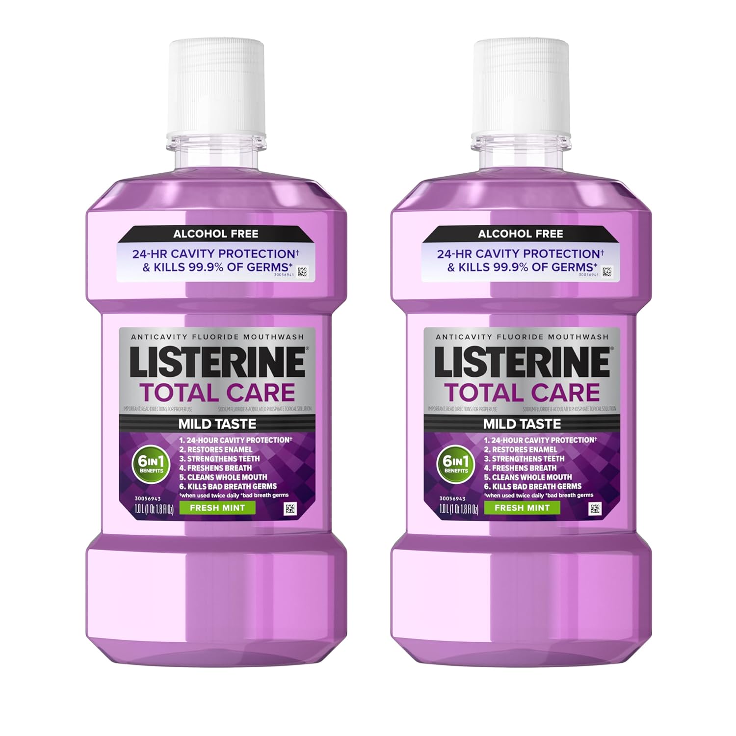 Listerine Total Care Alcohol-Free Mild Mouthwash