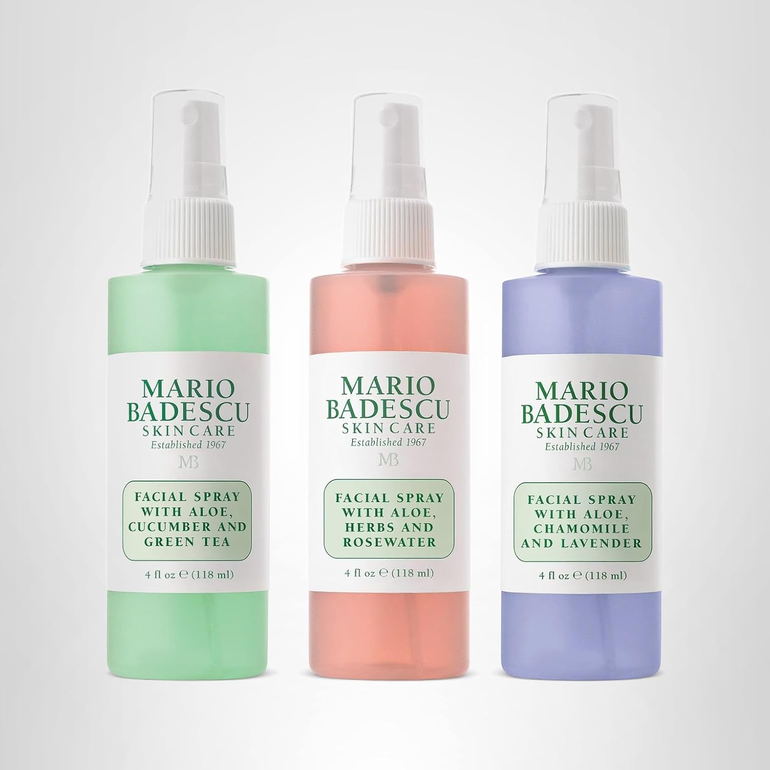 Mario Badescu Facial Spray Trio with Aloe, Cucumber, Rose & Lavender