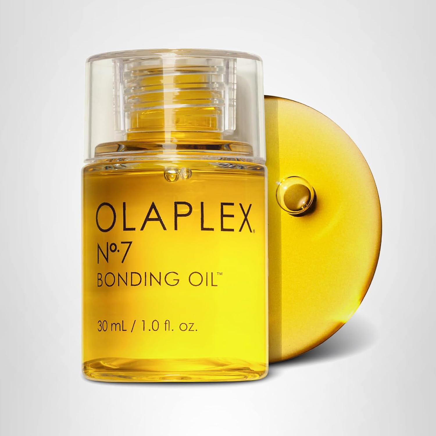 Olaplex No. 7 Bonding Oil bottle, luxury bonding hair oil and heat protectant