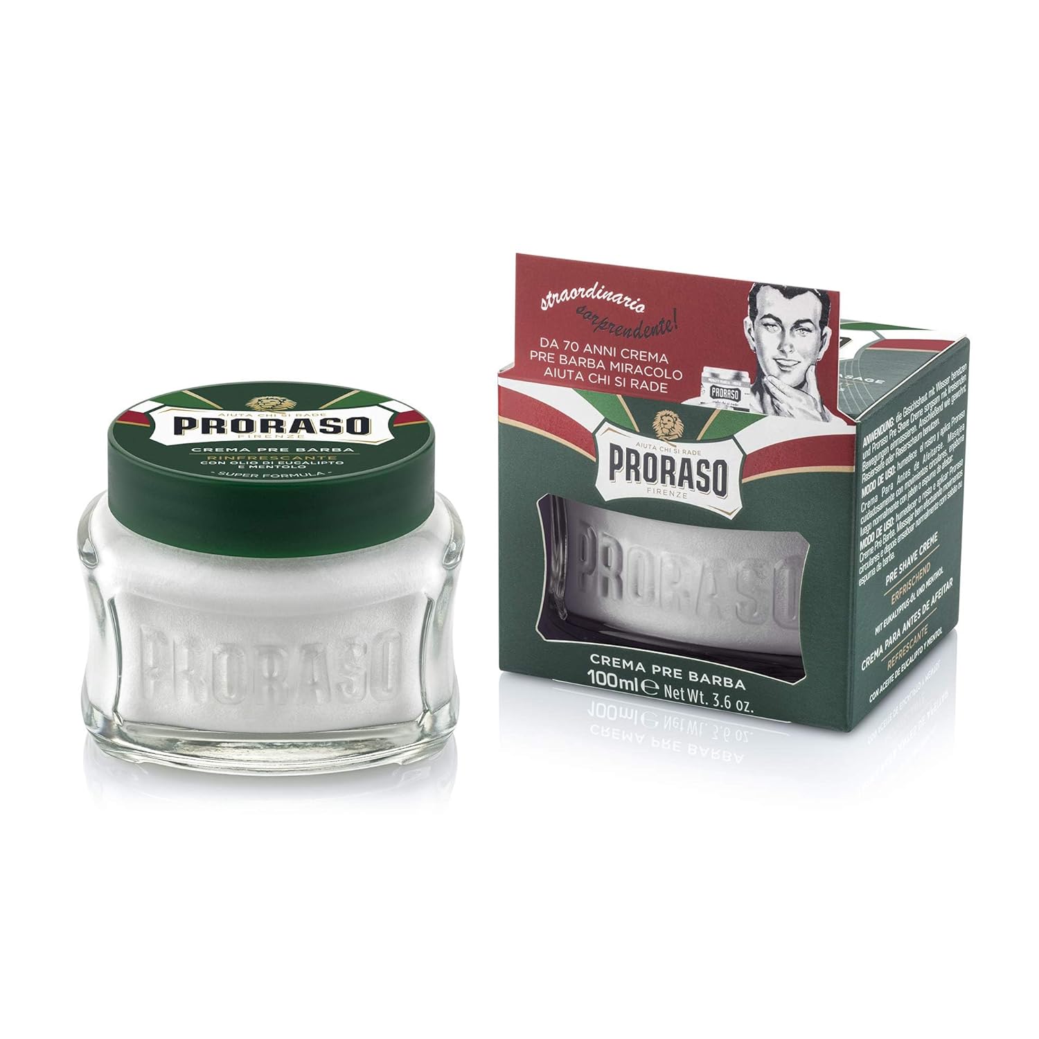 Proraso Pre-Shave Conditioning Cream for Men Refreshing and Toning