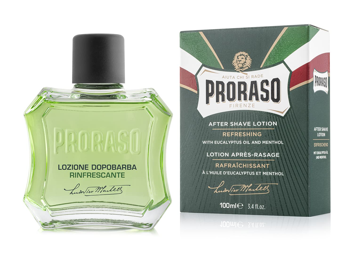 Proraso Refreshing After Shave Lotion with Menthol and Eucalyptus