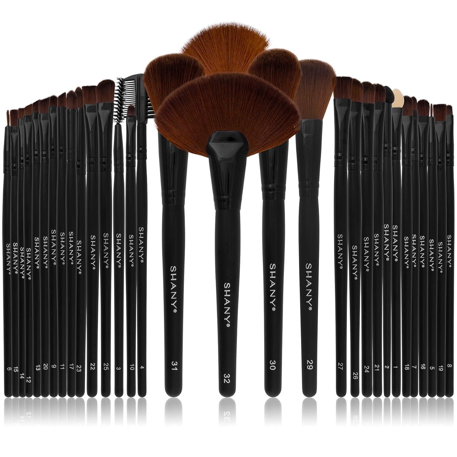 SHANY Premium Synthetic Makeup Brush Set Review: A 32-Brush Studio in a Faux-Leather Roll