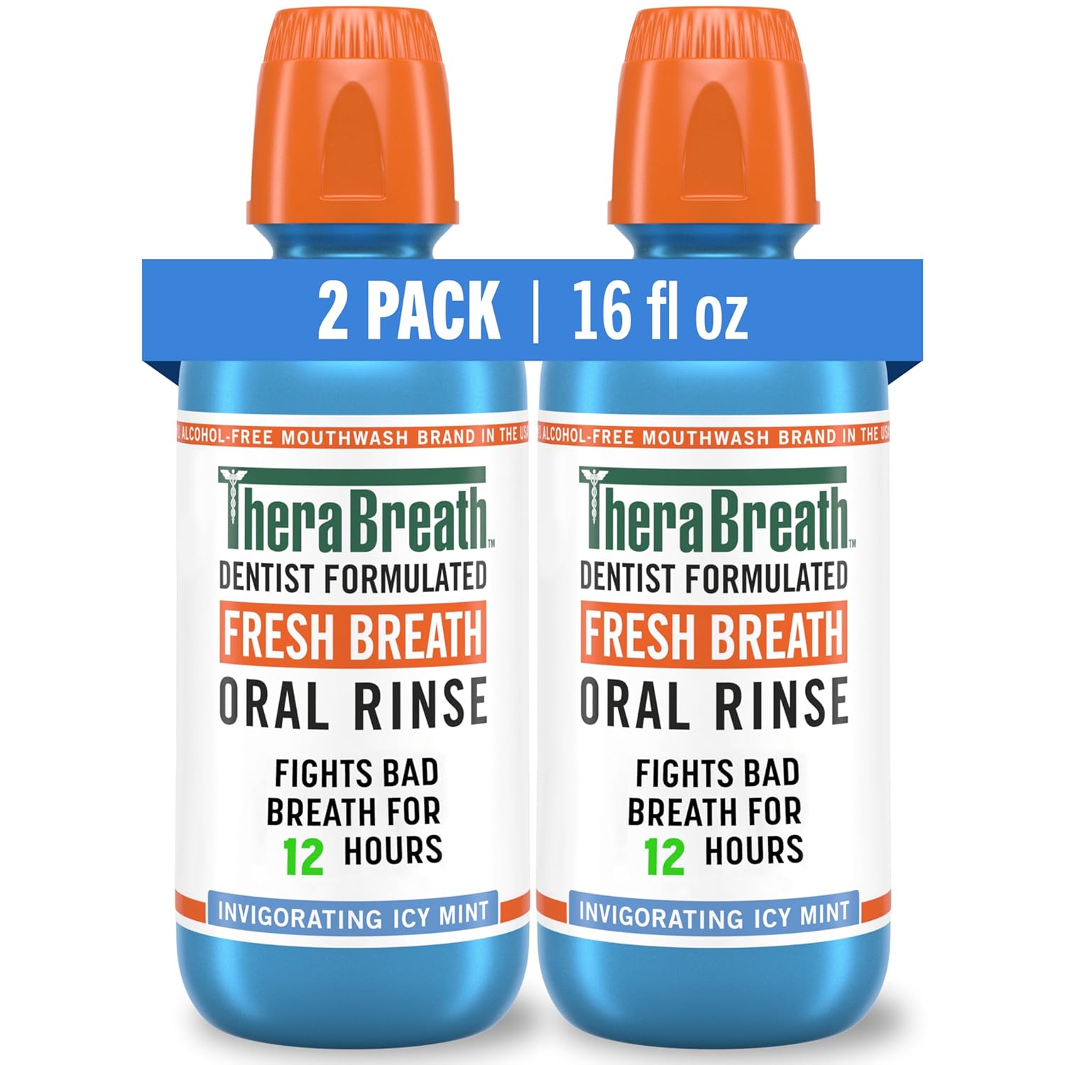 TheraBreath Fresh Breath Mouthwash Icy Mint