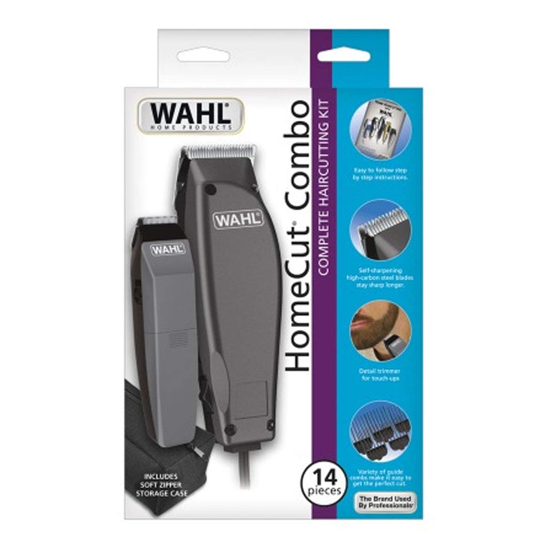 Wahl Pro 14 Piece Styling Kit with Hair Clipper and Beard Trimmer